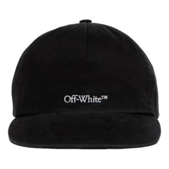Șapcă Off-White pentru bărbați, cu logo brodat, negru
