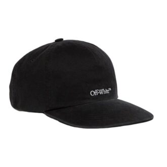 Șapcă Off-White pentru bărbați, cu logo brodat, negru