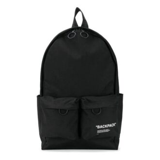c/o Virgil Abloh Rucsac negru pentru bărbați cu Quote