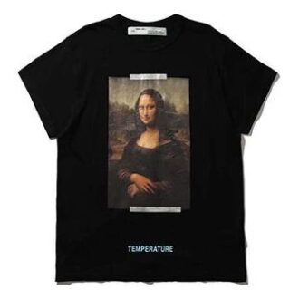 c/o VIRGIL ABLOH TRICOU MONALISA SLIM FIT Mona Lisa cu mânecă scurtă Negru