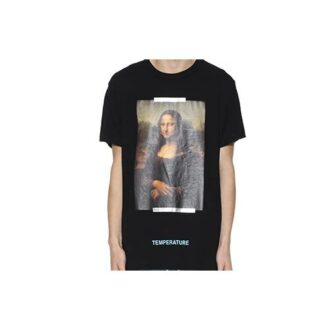 c/o VIRGIL ABLOH TRICOU MONALISA SLIM FIT Mona Lisa cu mânecă scurtă Negru
