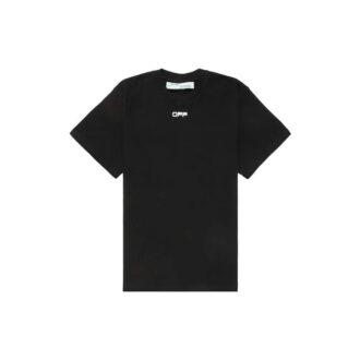 C/O Virgil Abloh Tricou negru pentru bărbați cu bandă de aeroport