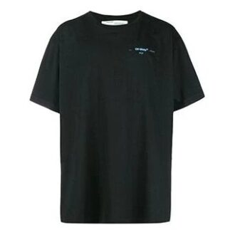 C/O VIRGIL OW Tricou cu mânecă scurtă și efect de gradient în pantaloni scurți