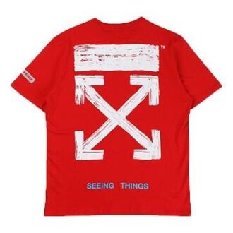C/O VIRGIL OW Tricou cu mânecă scurtă și săgeată roșie