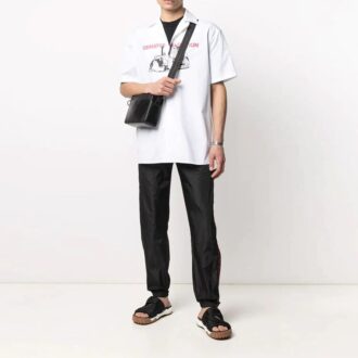 Cămașă albă pentru bărbați Off-White SS21 cu imprimeu logo