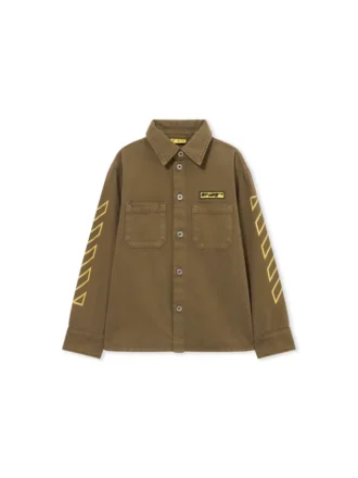 Cămașă cu mâneci lungi și patch cu logo Diagonal