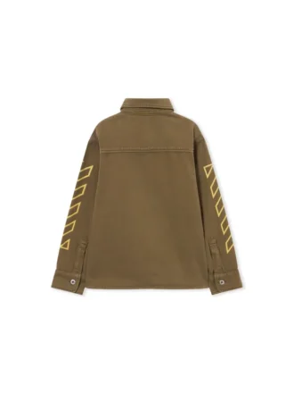 Cămașă cu mâneci lungi și patch cu logo Diagonal