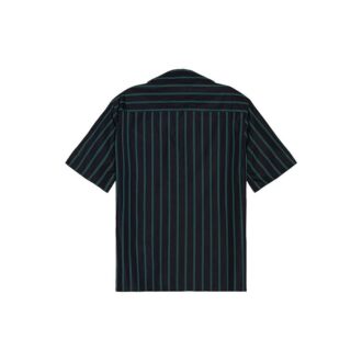 Cămașă cu pantaloni scurți și guler cubanez pentru bărbați, colecția FW20, cu dungi