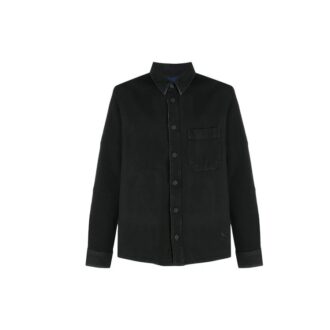 Cămașă din denim cu model de săgeți, versiune obișnuită, negru
