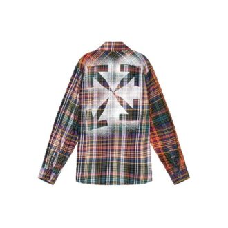 Cămașă din flanel cu imprimeu în carouri