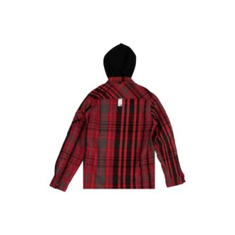 Cămașă din flanel cu straturi „Roșu”