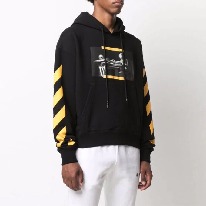 FW21 Pictură Imprimare Unisex Negru
