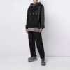 FW21 Tie Dye cu model alfabetic, versiune neagră