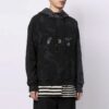 FW21 Tie Dye cu model alfabetic, versiune neagră