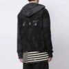 FW21 Tie Dye cu model alfabetic, versiune neagră