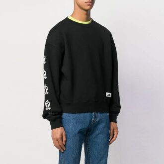Hands Over Cotton Sports Fleece Bărbați Negru