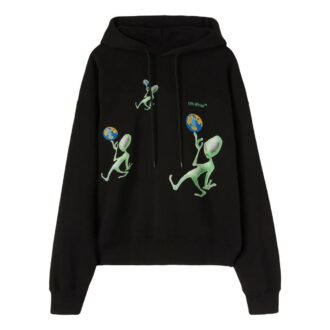 Hanorac cu glugă Alien Arrow Skate „Negru”
