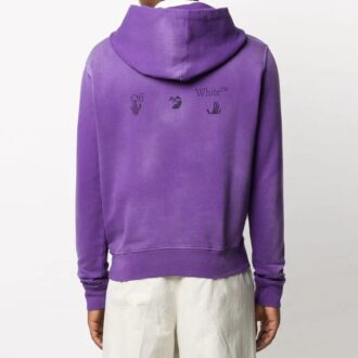 Hanorac cu glugă FW20 Fade Logo Violet