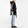 Off-White pentru bărbați cu imprimeu flacără, negru