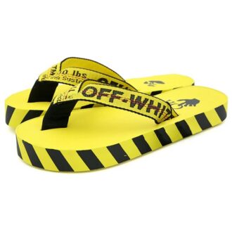 Șlapi „Graphic Print – Yellow”