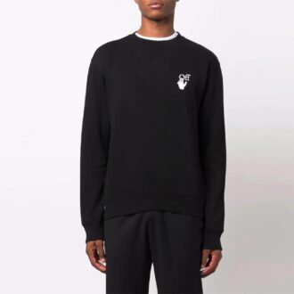 Off-White Bărbați FW21 Model cu săgeți, croială largă, negru Off-White Bărbați FW21 Model cu săgeți, croială largă, negru