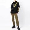 Off-White Bărbați FW21 Model pictură Caravaggio, croială largă, negru