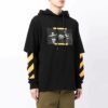 Off-White Bărbați FW21 Model pictură Caravaggio, croială largă, negru
