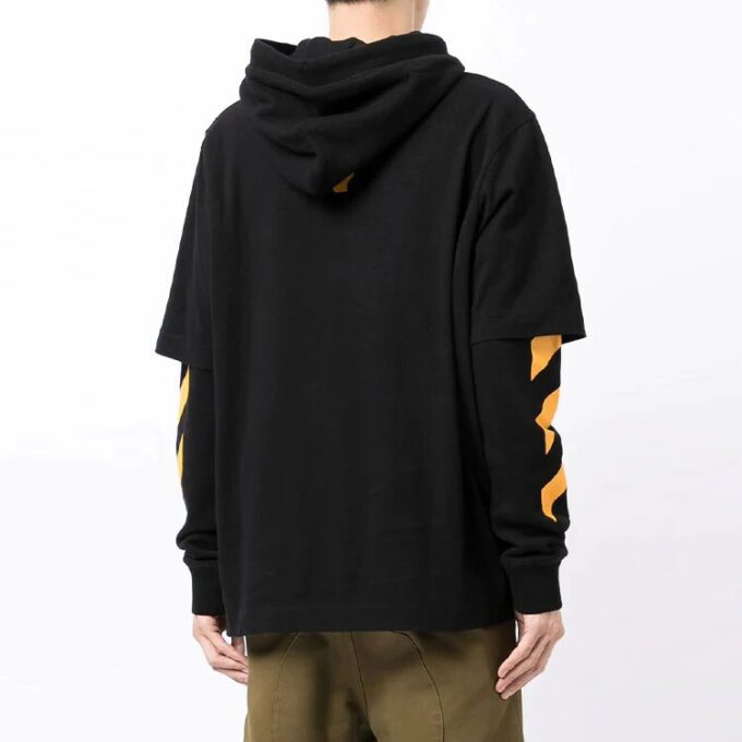 Off-White Bărbați FW21 Model pictură Caravaggio, croială largă, negru
