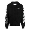 Off-White Bărbați FW22 Cu imprimeu cu model nervurat Croială ajustată Negru