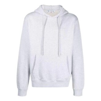 Off-White Bărbați FW22 Culoare solidă cu glugă și mâneci lungi, versiune gri Off-White Bărbați FW22 Culoare solidă cu glugă și mâneci lungi, versiune gri