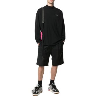 Off-White Bărbați FW22 Model cu imprimeu logo, mâneci lungi, negru Off-White Bărbați FW22 Model cu imprimeu logo, mâneci lungi, negru