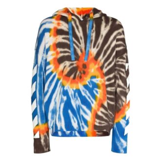 Off-White Bărbați FW22 Tie Dye Model abstract imprimat Șnur Fit larg Multicolor Off-White Bărbați FW22 Tie Dye Model abstract imprimat Șnur Fit larg Multicolor
