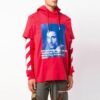 Off-White Bărbați Imprimare portret Roșu
