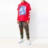 Off-White Bărbați Imprimare portret Roșu