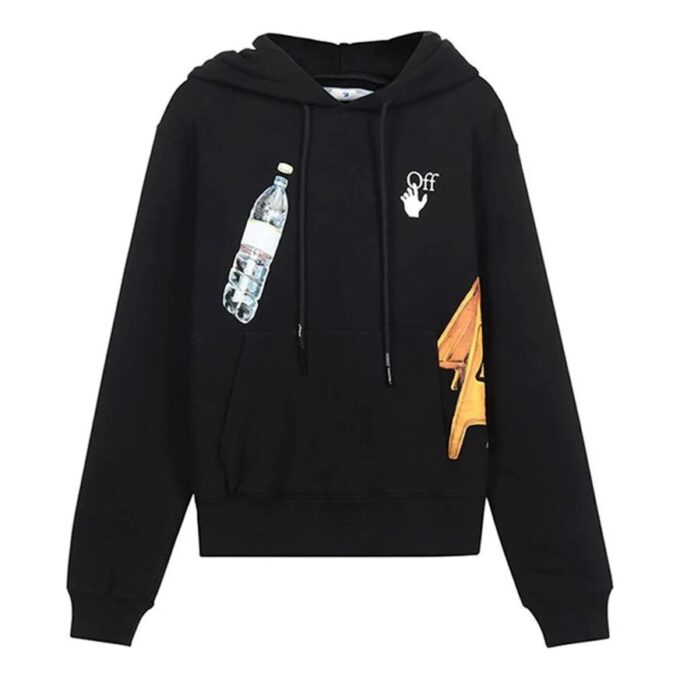 Off-White Bărbați Imprimeu Negru