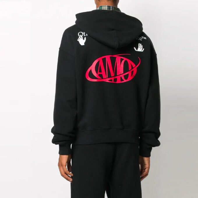 Off-White Bărbați Imprimeu Negru