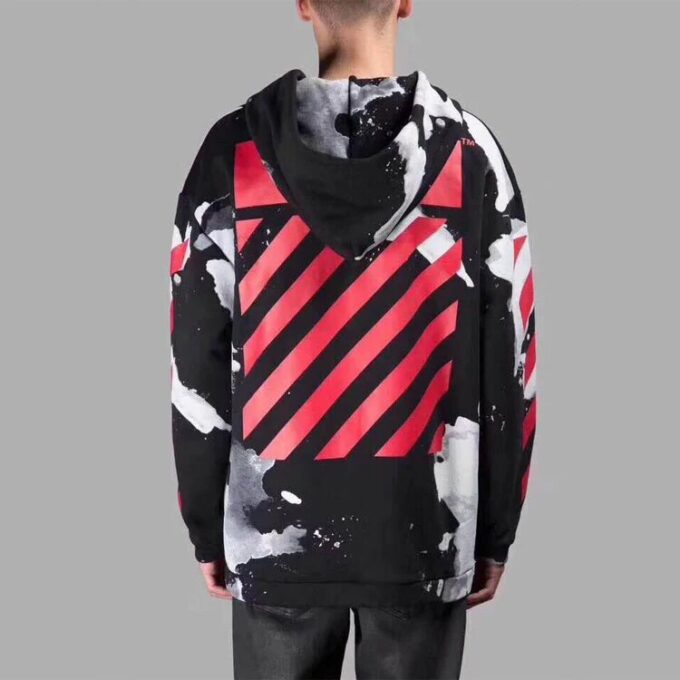 Off-White Bărbați Loose Fit Negru