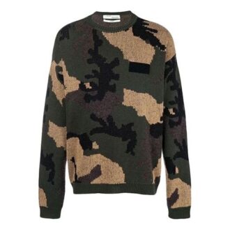 Off-White Bărbați Loose Green Camuflaj