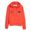 Off-White Bărbați Mona Lisa Imprimare Loose Fit Roșu
