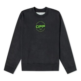 Off-White Bărbați OFF Spate Mare Negru