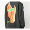 Off-White Bărbați OFF Spate Mare Negru