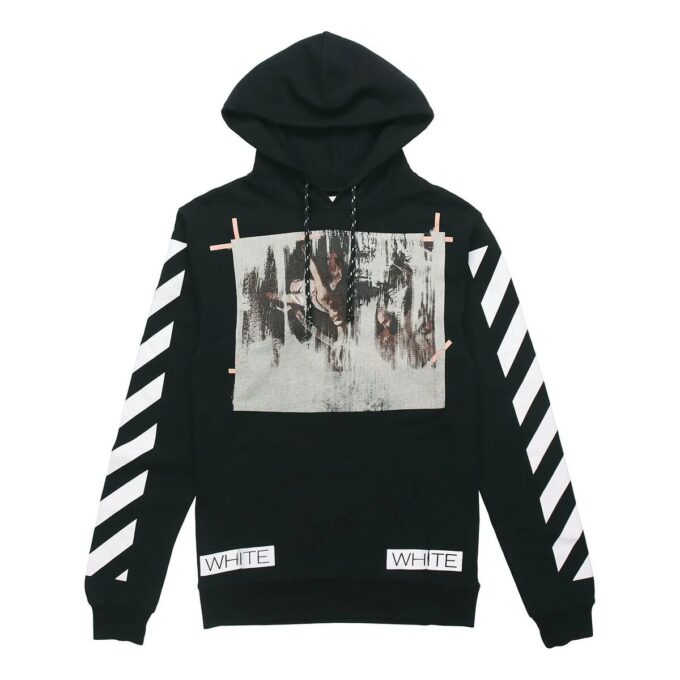 Off-White Bărbați Painting Stripe Negru