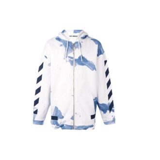 Off-White Bărbați Splash Ink Alb