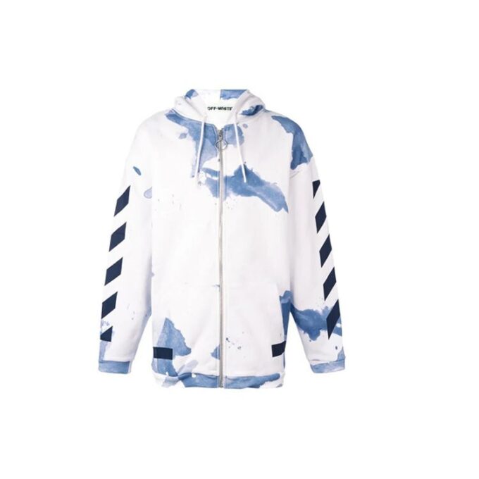 Off-White Bărbați Splash Ink Alb