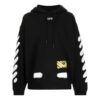 Off-White Bărbați Splash Ink Graffiti Stripe Negru