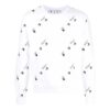 Off-White Bărbați SS21 Imprimare logo mare Alb