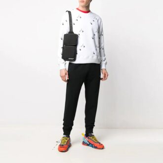 Off-White Bărbați SS21 Imprimare logo mare Alb