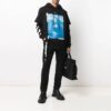 Off-White Bărbați SS21 Imprimare Mona Lisa Negru