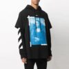 Off-White Bărbați SS21 Imprimare Mona Lisa Negru