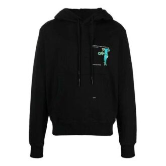 Off-White Bărbați SS21 Imprimat Croială largă Negru
